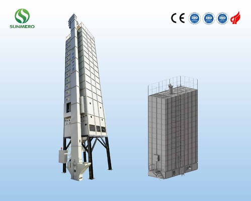 옥수수 옥수수 밀을 위한 ISO14001 증명서 8.47KW 재순환 곡물 건조기