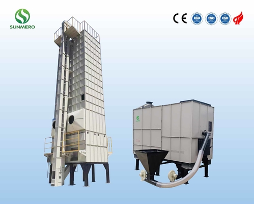 수직 혼합 교류 곡물 건조기 밥 공정 장치 50tons/Batch