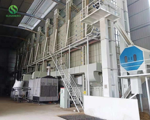 밥 가공 공장을 위한 시간 당 3Kw 곡물 기계장치 밥 건조기 8ton